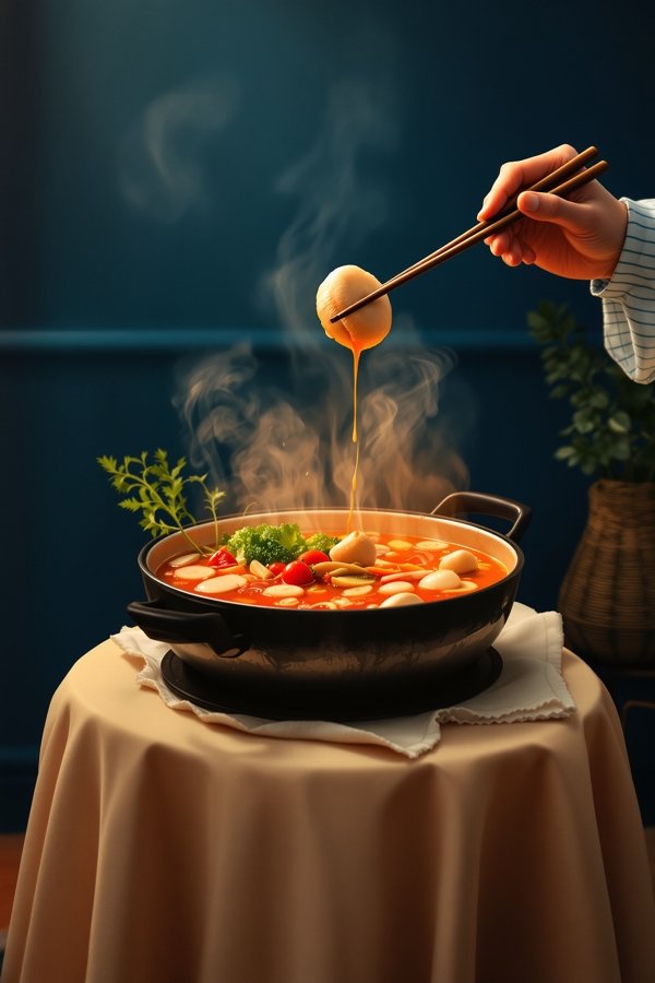 一个人的火锅 影视海报