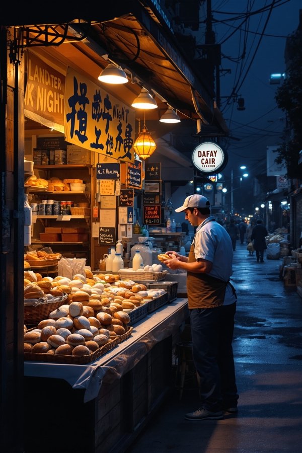 深夜的面包店 影视海报